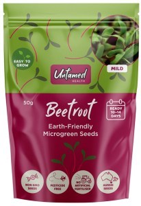 UNTAMED HEALTH Microgreen Seeds Beetroot 50g