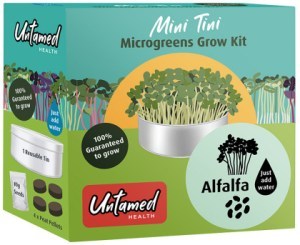 UNTAMED HEALTH Mini Tini Microgreens Grow Kit Alfalfa