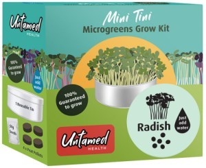 UNTAMED HEALTH Mini Tini Microgreens Grow Kit Radish