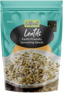 Untamed Organic Lentil Sprouting Seeds  100g