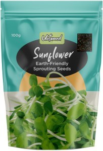 Untamed Organic Sunflower Sprouting Seeds  100g