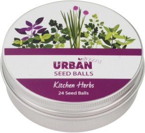 Urban Greens Seed Balls Kitchen Herbs 24 per Tin  