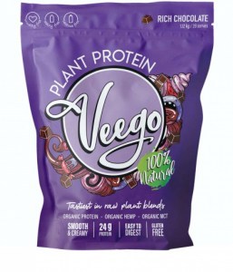 Veego Plant Protein Powder- Rich Chocolate  1.12kg - 28 Serves