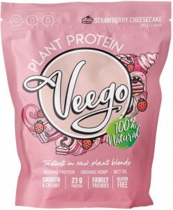 Veego Plant Protein Powder - Strawberry Cheesecake  1.12kg - 28 Serves