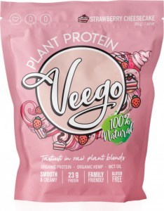 Veego Plant Protein Powder - Strawberry Cheesecake  280g - 8 Serves