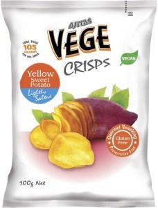Vege Chips Vege Deli Crisps Yellow Sweet Potato 6x100g