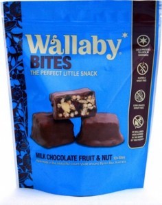 Wallaby Bites Milk Chocolate Fruit&Nut Tray 150g