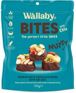 Wallaby Nutty Bites with Chia Sea Salt  130g