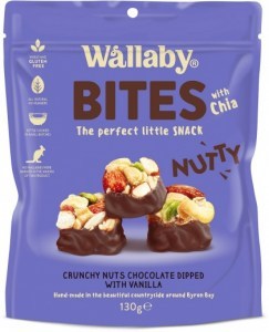 Wallaby Nutty Bites with Chia Vanilla  130g