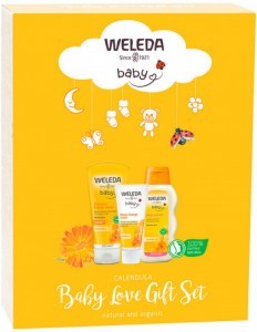 WELEDA BABY Organic Calendula Baby Love Gift Setx 3 Pack