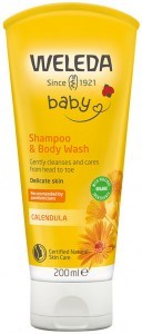 WELEDA BABY Organic Shampoo & Body Wash Calendula 200ml