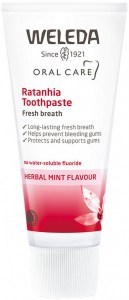 WELEDA Oral Care Organic Toothpaste Ratanhia (Herbal Mint Flavour) 75ml