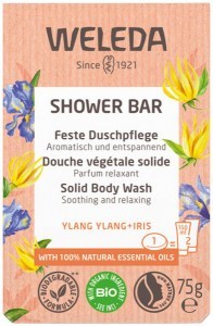 WELEDA Organic Shower Bar (Solid Body Wash) Ylang Ylang + Iris 75g
