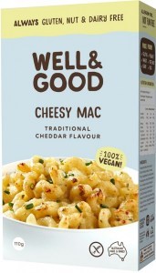 Well And Good Cheesy Mac Traditional Cheddar Flavour  110g