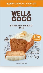 Well And Good  Banana Bread Mix 350g