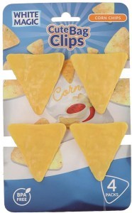 White Magic Cute Bag Clips Corn Chips 6 Pack