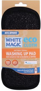 White Magic Eco Cloth Washing Up Pad Midnight
