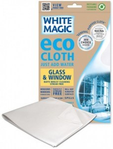 White Magic MicroFibre Eco Cloth Glass & Window - Retail