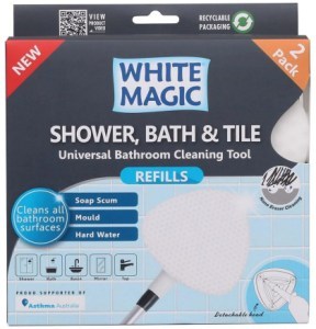White Magic Shower, Bath & Tile Universal Bathroom Cleaning Tool Refill