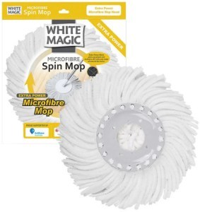 White Magic Microfibre Extra Power Mop Head