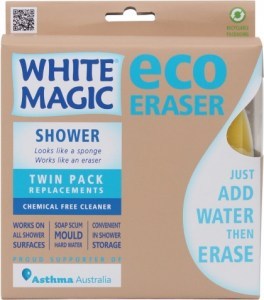 White Magic Shower Eco Eraser Refill 2Pk 15x7x4cm