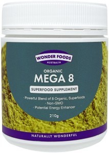 Wonder Foods Mega 8 (Organic) 210g