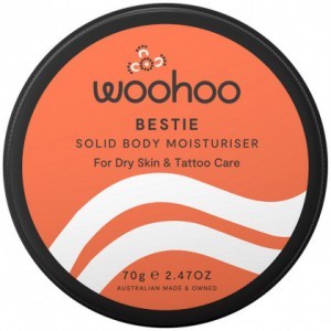 WOOHOO Bestie Solid Body Moisturiser (for Dry Skin & Tattoo Care) 70g