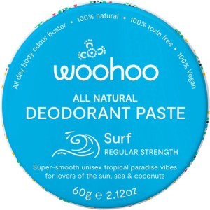 Woohoo Deodorant Paste Tin Surf Regular Strength 60g