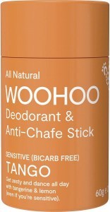 Woohoo Deodorant Stick Tango Sensitive Bicarb Free 60g