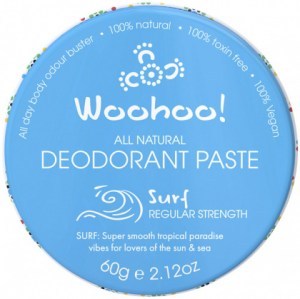 WOOHOO Deodorant Paste Surf (Regular Strength) Tin 60g