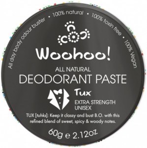 WOOHOO Deodorant Paste Tux (Extra Strength) Tin 60g