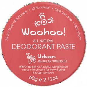 WOOHOO Deodorant Paste Urban (Regular Strength) Tin 60g