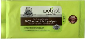 WOTNOT NATURALS 100% Natural Baby Wipes x 5 Pack