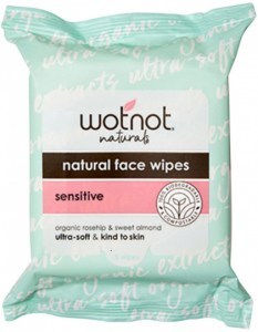 WOTNOT NATURALS Facial Wipes Sensitive x 5 Pack