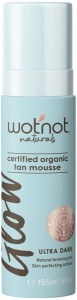 WOTNOT NATURALS Glow Certified Organic Tan Mousse Dark 150ml