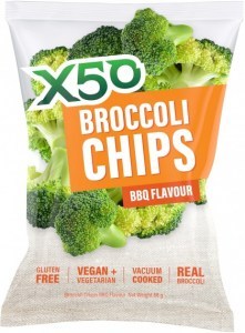 X50 Broccoli Chips BBQ  Vegan 60g
