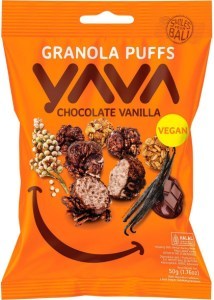 Yava Granola Puffs Chocolate Vanilla 50g