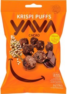 Yava Krispi Puffs Cacao 45g