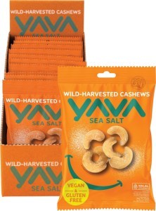Yava Wild-Harvested Cashews Sea Salt 10x35g