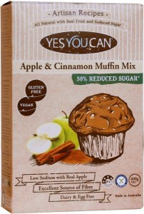 YesYouCan Artisan Apple & Cinnamon Muffin Mix  400g