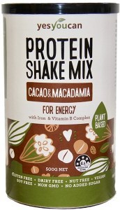 YesYouCan Protein Shake Mix Cacao & Macadamia For Energy  500g