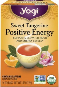 Yogi Tea Herbal Tea Bags Sweet Tangerine Positive Energy 16pk