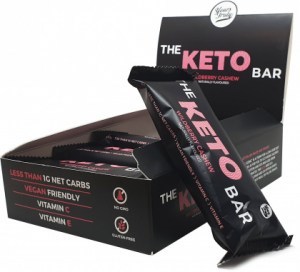 Yours Truly The Keto Bars Wildberry Cashew  8x40g